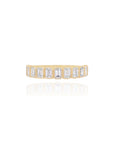 Luni - Emerald Diamond Bezel Band