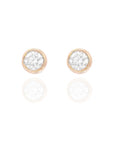 Vera - Diamond Bezel Earring