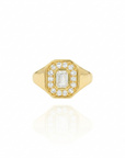Camia Emerald Chunky Pinky Ring