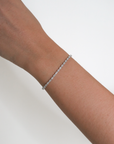 Olivia - Oval tennis bracelet