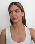 Vega Oval Sapphire Necklace