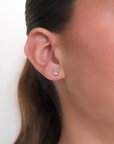 Pear Solitaire Studs .74