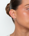 Manola - Diamond Open Hoops Illusion