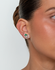 Leny Cluster Diamond Emerald