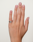 Camia Emerald Chunky Pinky Ring