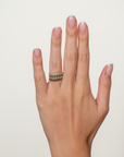 Barb Ring Bezel Sapphire Ring