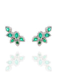 Fer - Original Emerald Leaves Earrings