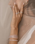 Diamond Bangle White Gold