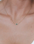 Bianca -Smile Diamond Oval Emerald
