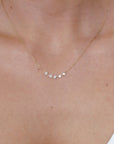 Chiara- Fancy Shape Smile Necklace