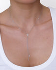 Gala- White Layer Diamond Necklace
