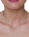 Mara- Rigid Tennis Necklace