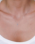 Idra- Mini Round Sapphire Necklace