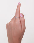 Gilda - Solitaire Aquamarine Diamond Ring