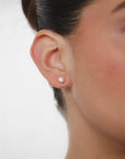 Vera - Diamond Bezel Earring