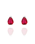 Dalila - Ruby Piercing Drop Pair