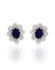 Kai - Sapphire Floral Earring
