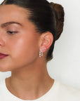 Cayetana - Diamond Drop Pear Earrings