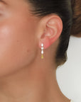 Balbina - Yellow Diamond Drop Earring