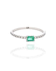 Vale - Mini Emerald Solitaire Ring