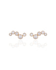 Vita - Earjacket 4 Diamonds Set