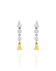 Balbina - Yellow Diamond Drop Earring