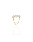 Felisa - Triple Diamond Chain Piercing