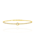 Grace - Flexible Bangle Solitaire Oval