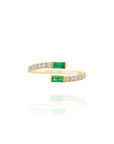 Pelle - Wrap Double Emerald Ring