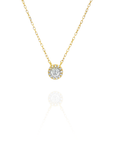 Sandra Cluster Solitaire Necklace