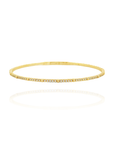 Emma - Dots Gold and Diamond Flexible Bangle