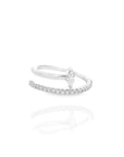 Meli - Single Marquise Diamond Wrap Ring