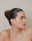 Kaia - 4 Diamonds Chain Earring