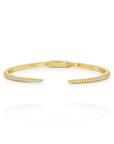 Mila - Diamond Open Bangle
