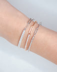 Tennis Paper Clip Bracelet