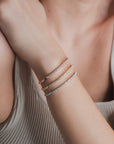 Diamond Bangle Yellow Gold