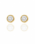 Vera - Diamond Bezel Earring