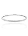 Diamond Bangle White Gold