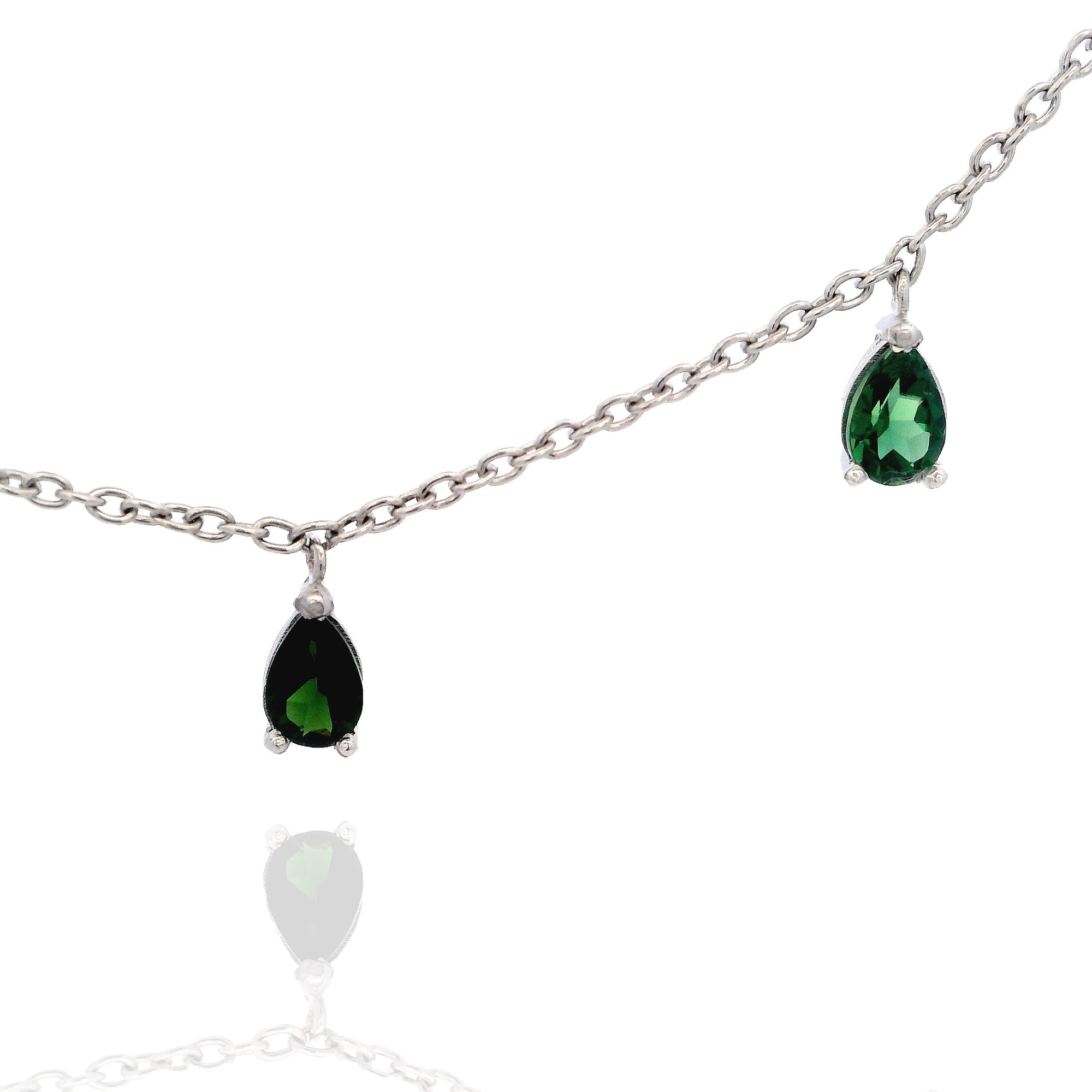 Amelia - Tourmaline Drop Necklace