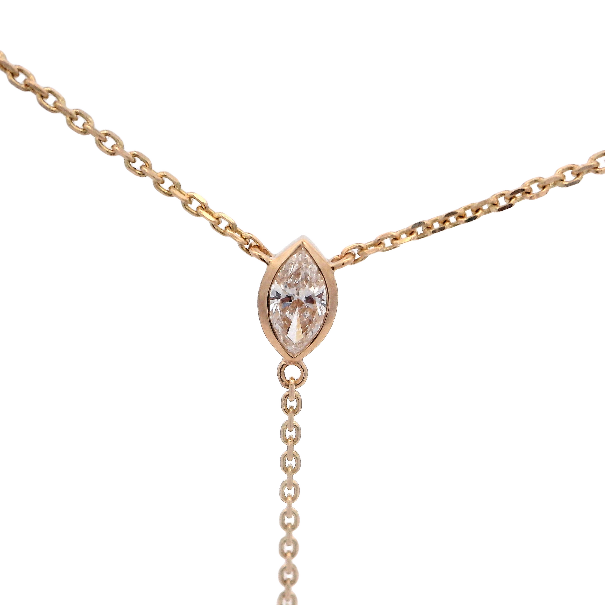 Nina - Emerald &amp; Diamond Layer Necklace