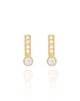 Vera - Diamond Bezel Earjacket