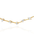 Duna - Fancy Diamonds Necklace