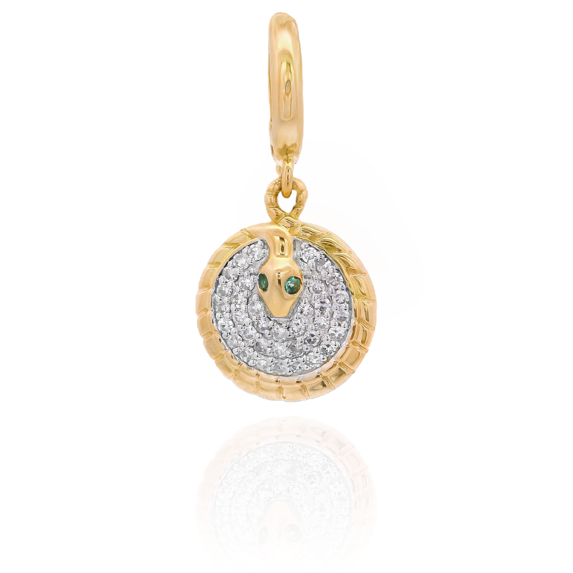 Cara - Mini Pave Medal