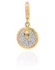 Cara - Mini Pave Medal