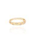 Alba - Chunky Gold and Diamond Ring