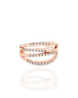 Romina - Four Row Diamond Ring