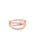 Romina - Four Row Diamond Ring