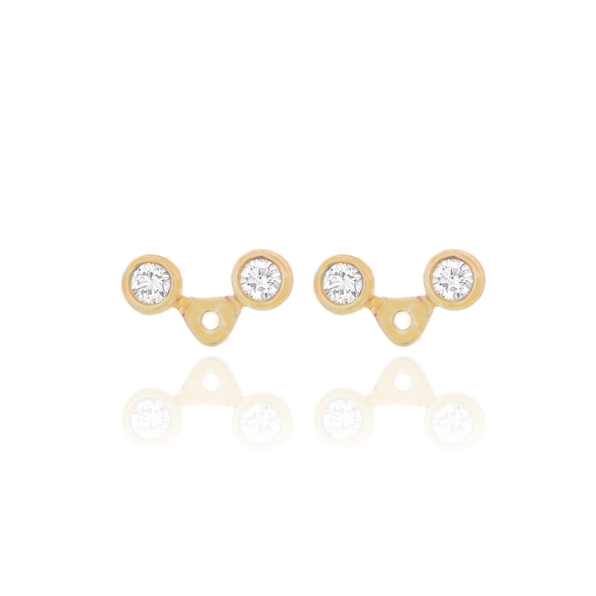 Bela - Ear Jacket 3 Diamonds