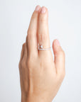 Meli - Single Marquise Diamond Wrap Ring