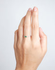 Vale - Mini Emerald Solitaire Ring